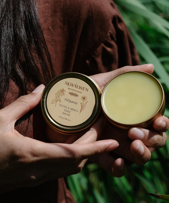 Pá7pawtn Nettle & Arnica Sore Muscle Salve - Sḵwálwen Botanicals