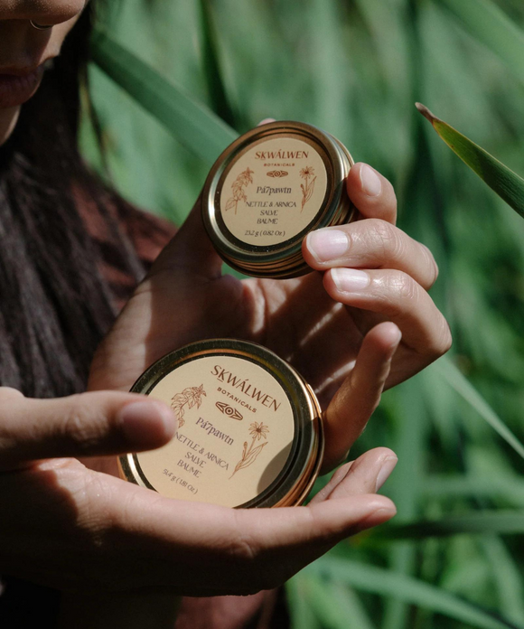 Pá7pawtn Nettle & Arnica Sore Muscle Salve - Sḵwálwen Botanicals