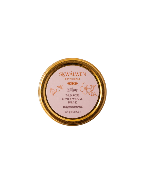 Kalkáy Wild Rose & Yarrow Healing Salve - Sḵwálwen Botanicals
