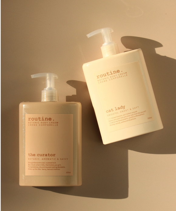The Curator Botanic Body Cream - Routine