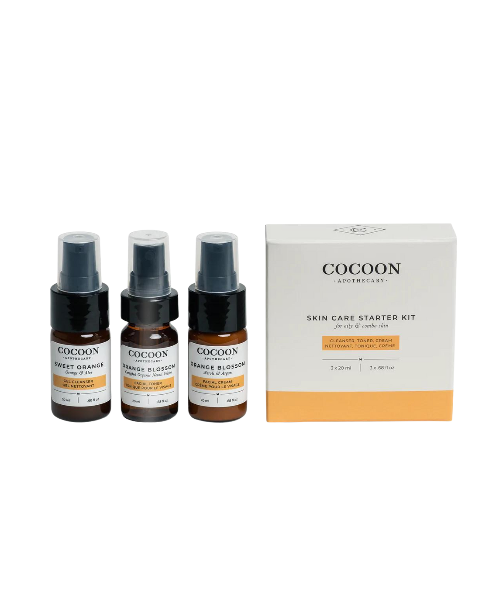 Skin Care Starter Kit Oily Skin Cocoon Apothecary Portia Ella