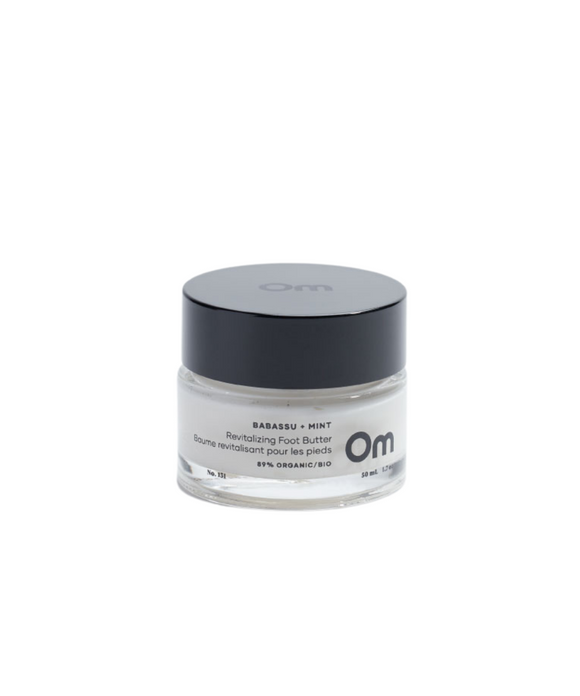 Babassu + Mint Revitalizing Foot Butter - Om Organics