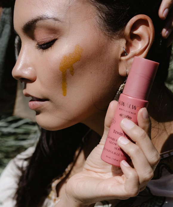 Tewin’xw Cranberry Rose Glow Facial Serum - Sḵwálwen Botanicals