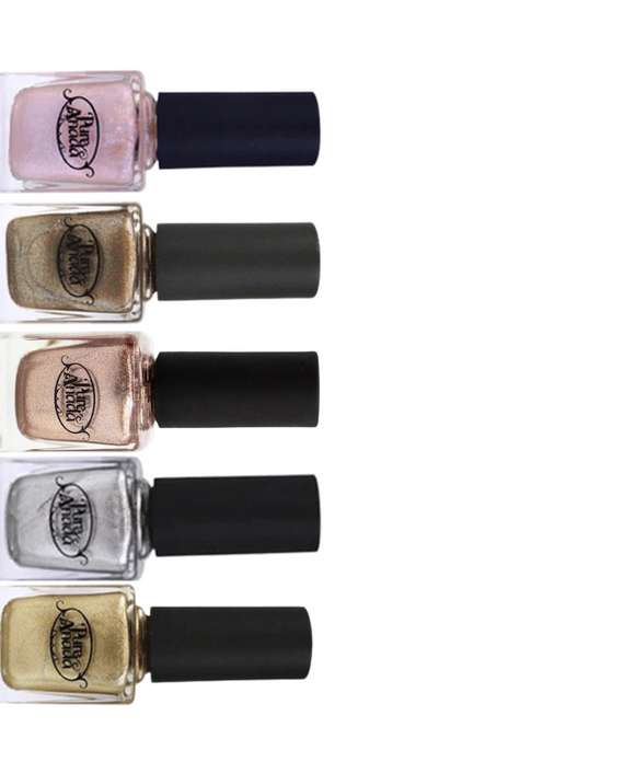 Shimmery Glamour Nail Polish | 3 Shades