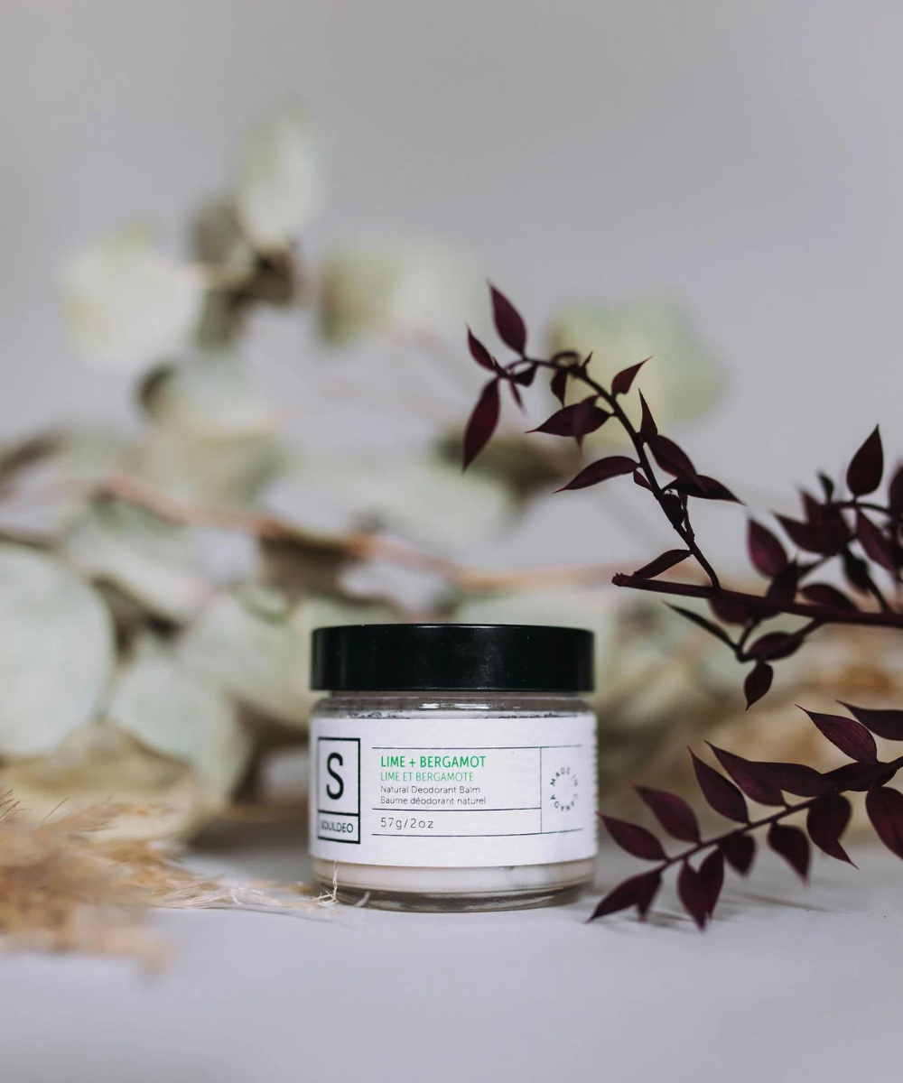 Lime + Bergamot Deodorant Balm - SoulDeo