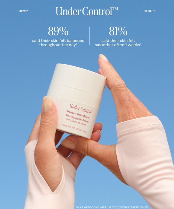 Under Control™ Mango + Beta-Glucan Mattifying Gel Cream