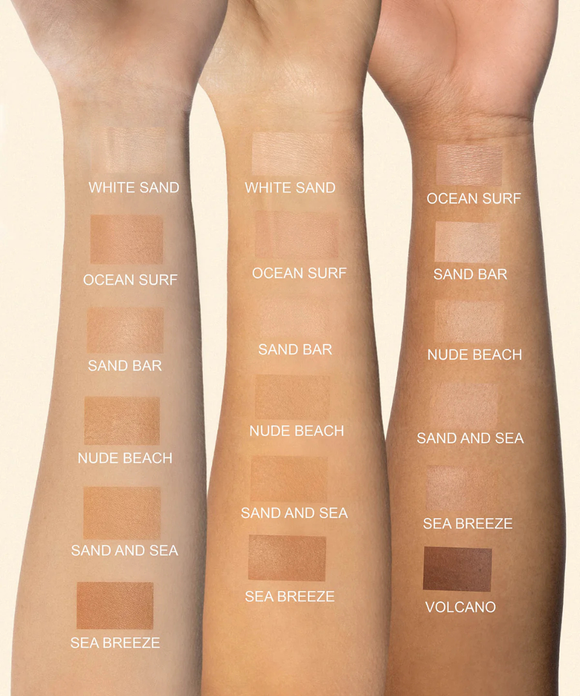 Island Goddess Liquid Foundation - Prep, Prime & Powder | 7 Shades