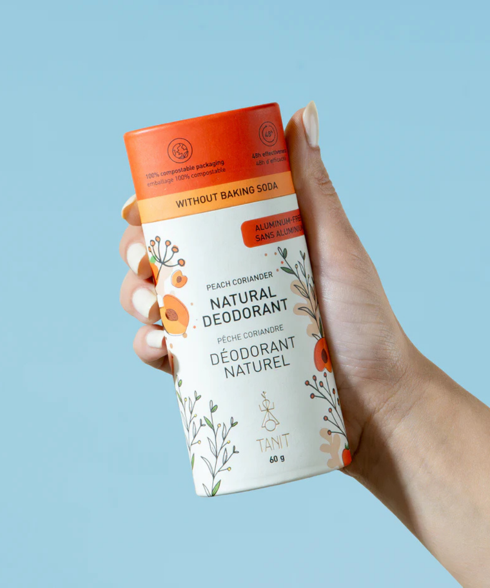 Natural Solid Deodorant - Peach Coriander