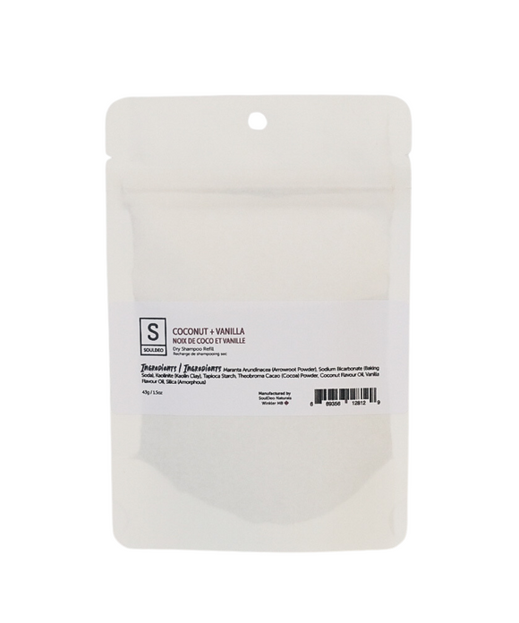 Coconut + Vanilla Dry Shampoo - Brunette - SoulDeo