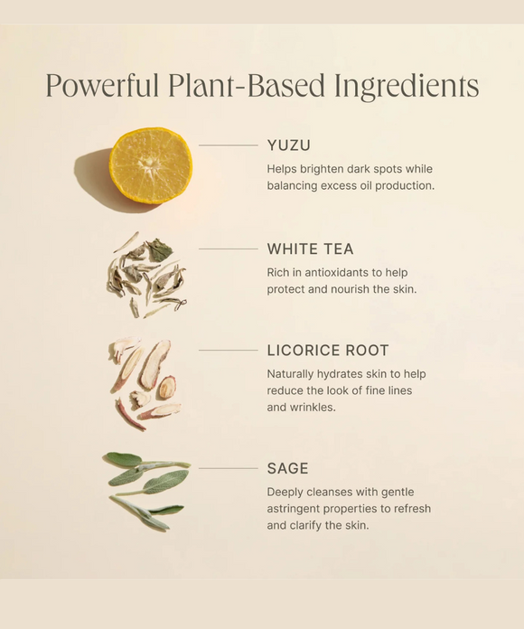 Wash Gel Cleanser | Yuzu & White Tea