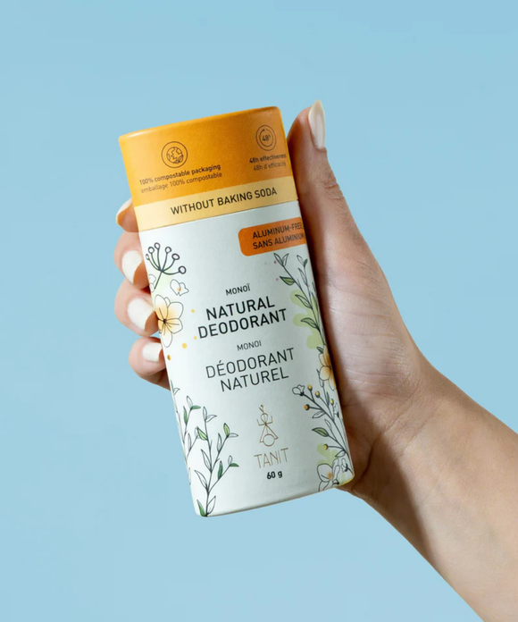 Natural Solid Deodorant - Monoi (Tahitian Gardenia)