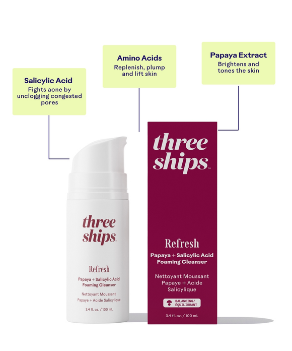 Refresh Papaya + Salicylic Acid Foaming Cleanser