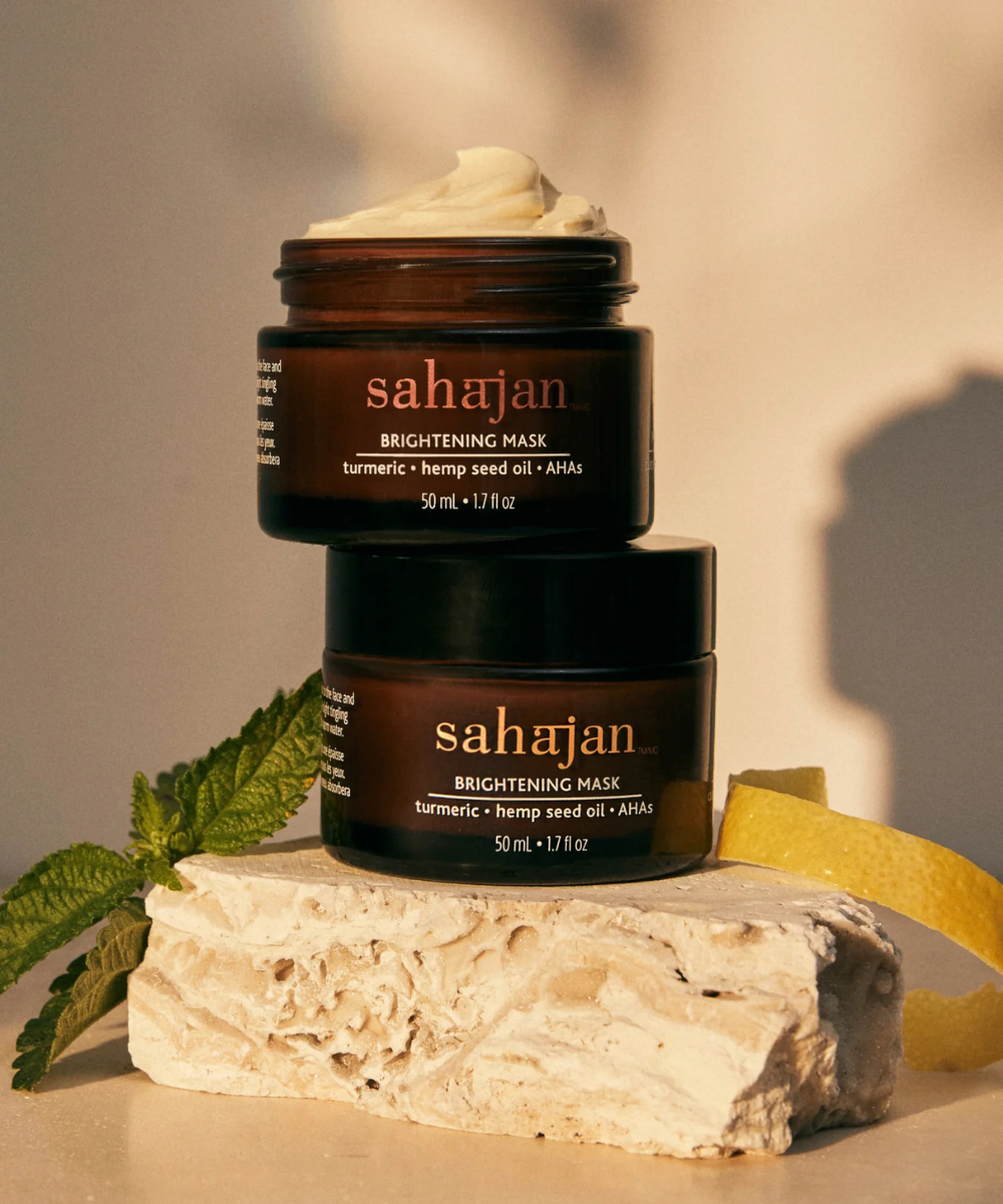 Brightening Mask - Turmeric & AHA - Sahajan Ayurvedic Skincare