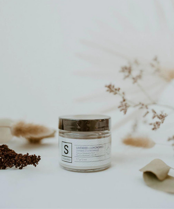 Lavender + Lemongrass Deodorant Balm - SoulDeo