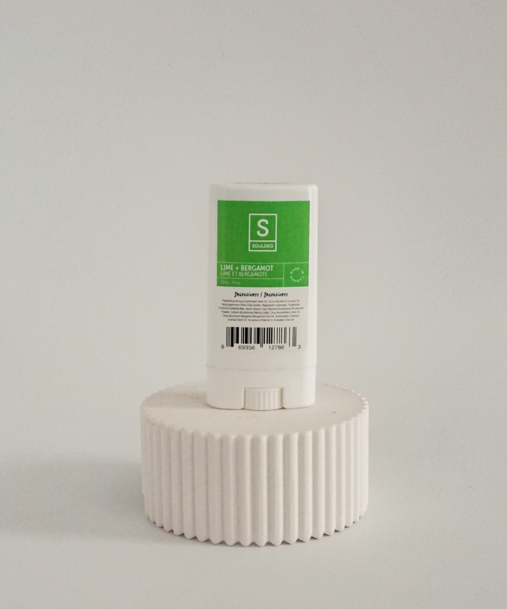 Lime + Bergamot Deodorant Stick - SoulDeo