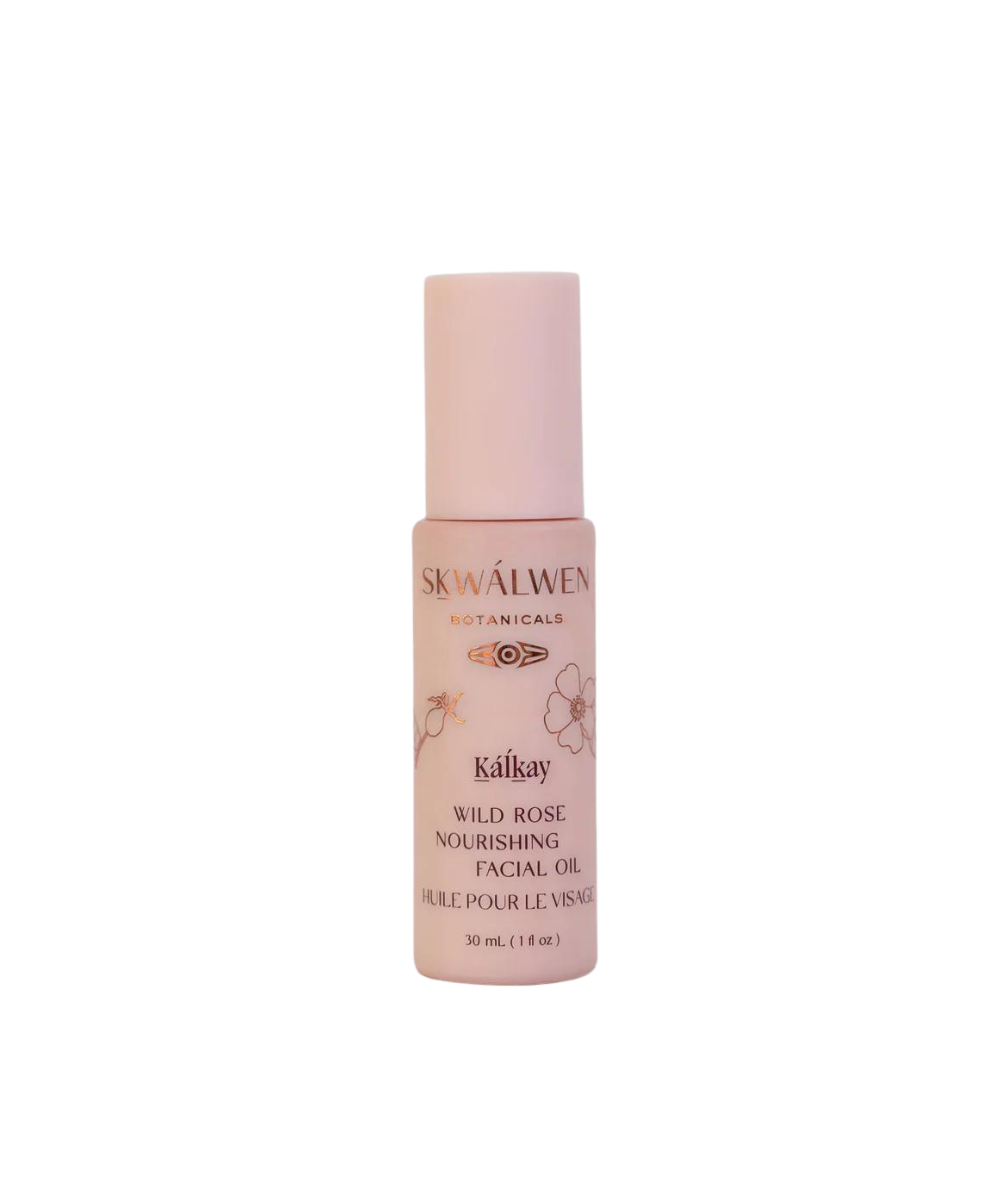 Kalkáy Wild Rose Nourishing Facial Oil - Sḵwálwen Botanicals