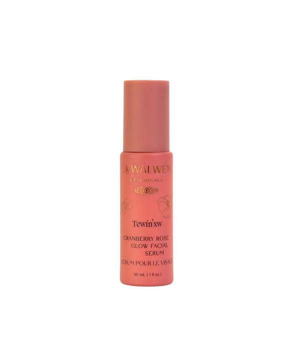 Tewin’xw Cranberry Rose Glow Facial Serum - Sḵwálwen Botanicals
