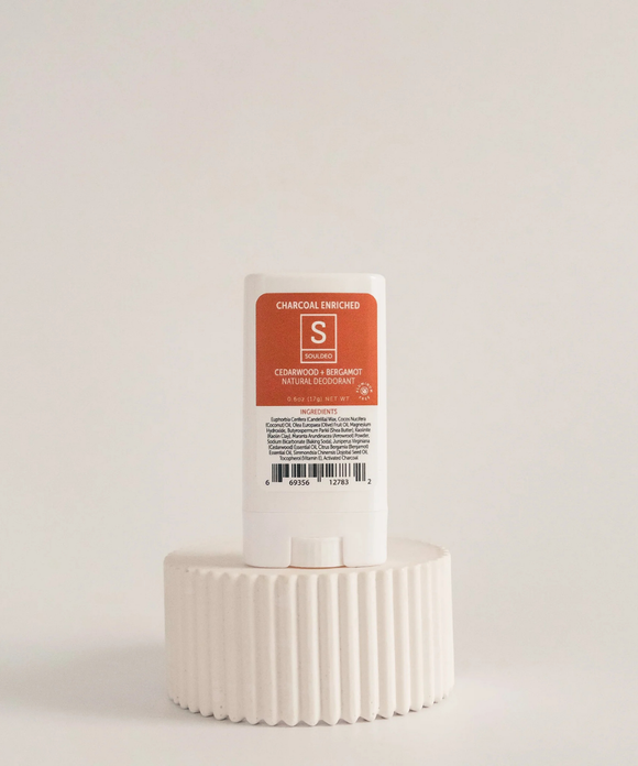 Cedarwood + Bergamot Deodorant Stick