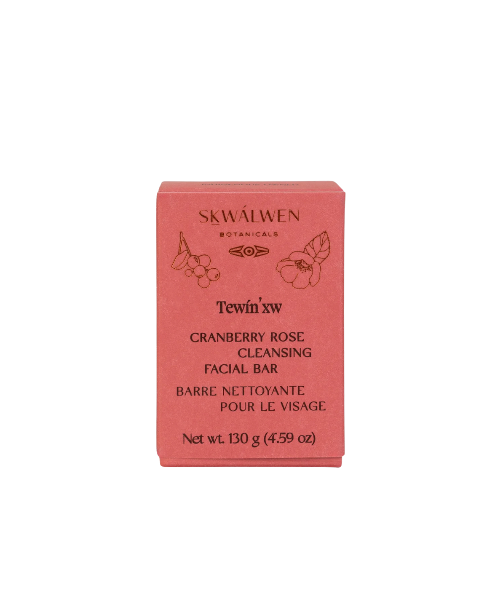 Tewin’xw Cranberry Rose Cleansing Facial Bar