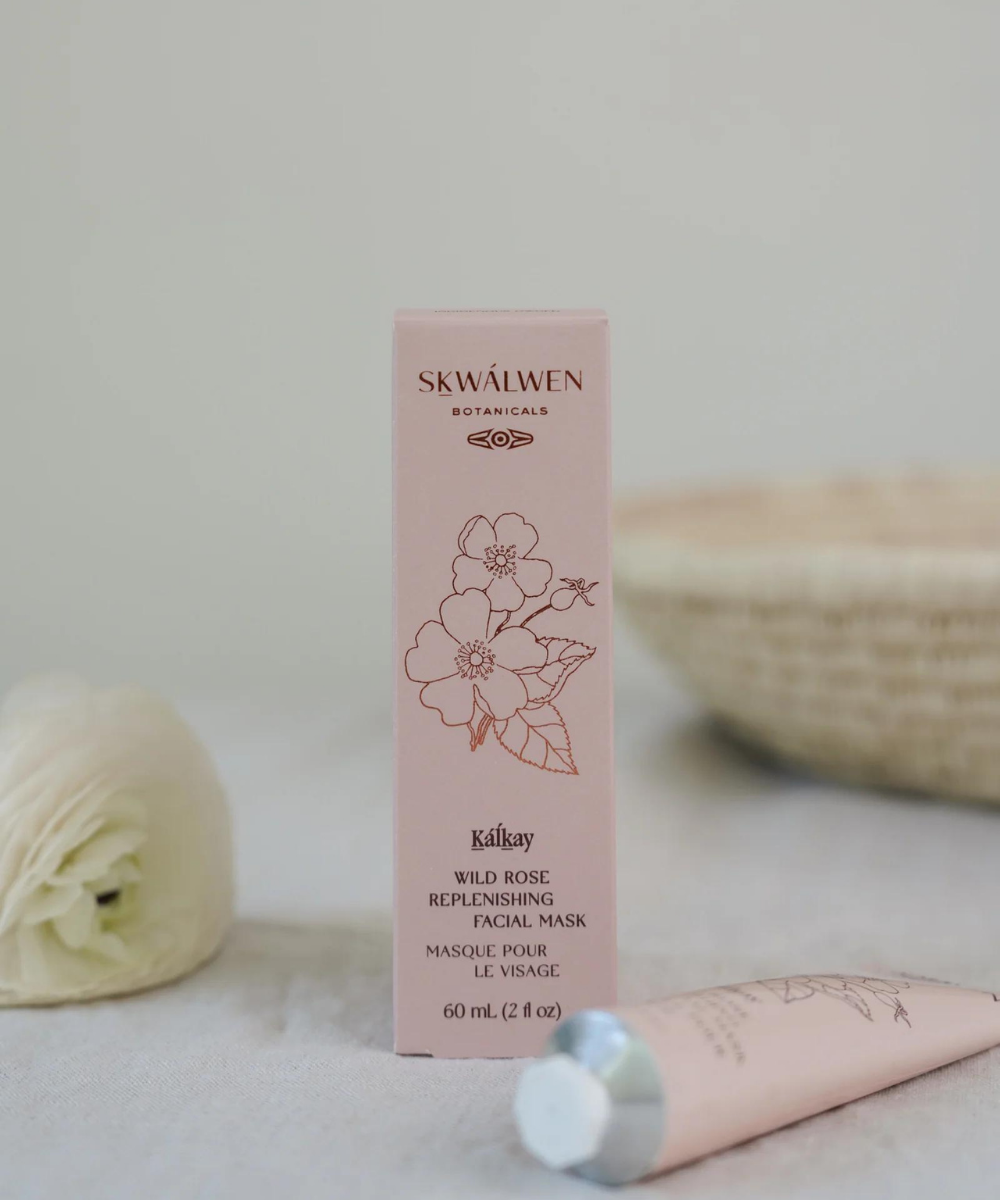 Kalkáy Wild Rose Replenishing Facial Mask - Sḵwálwen Botanicals