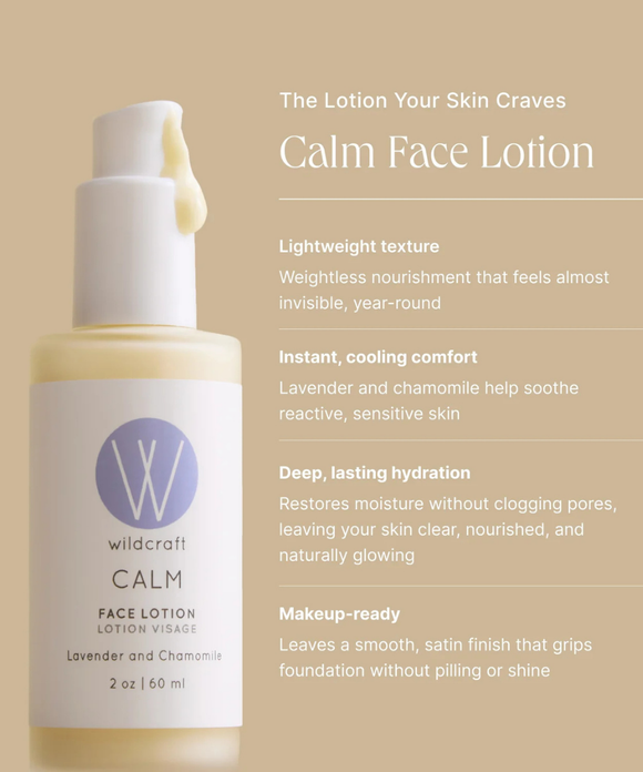Calm Face Lotion | Lavender Chamomile