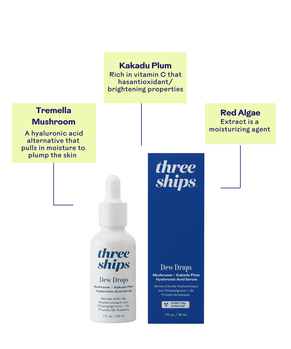 Dew Drops Mushroom + Kakadu Plum Hyaluronic Acid Serum