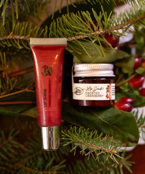 Lip Shine Duo - Frosted Cranberry - Pure Anada