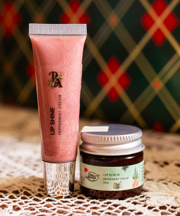 Lip Shine Duo - Peppermint Cream - Pure Anada