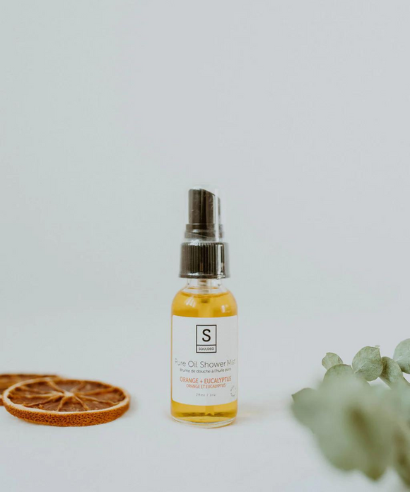 Orange + Eucalyptus Pure Oil Shower Mist - SoulDeo