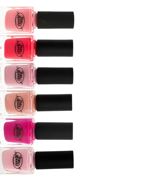 Pink Glamour Nail Polish | 6 Shades