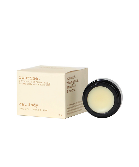 Cat Lady Botanic Perfume Balm - Routine