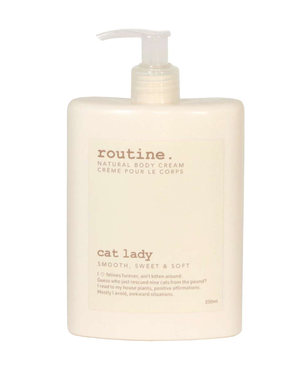 Cat Lady Natural Body Cream - Routine