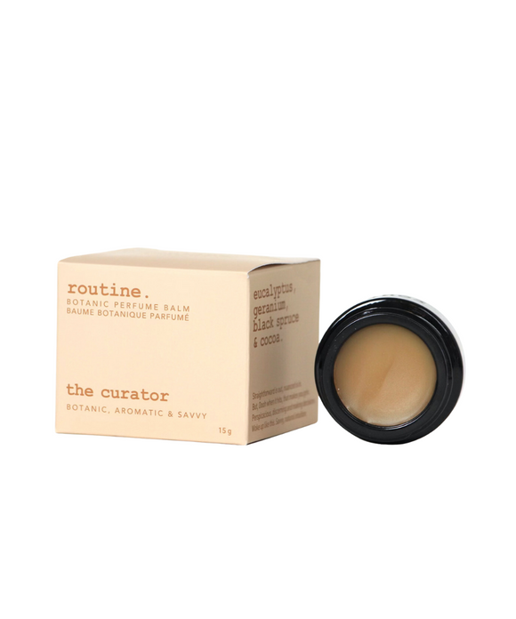 The Curator Botanic Perfume Balm - Routine