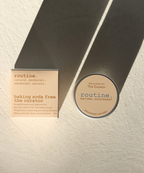 The Curator Deodorant Jar - Baking Soda Free - Routine