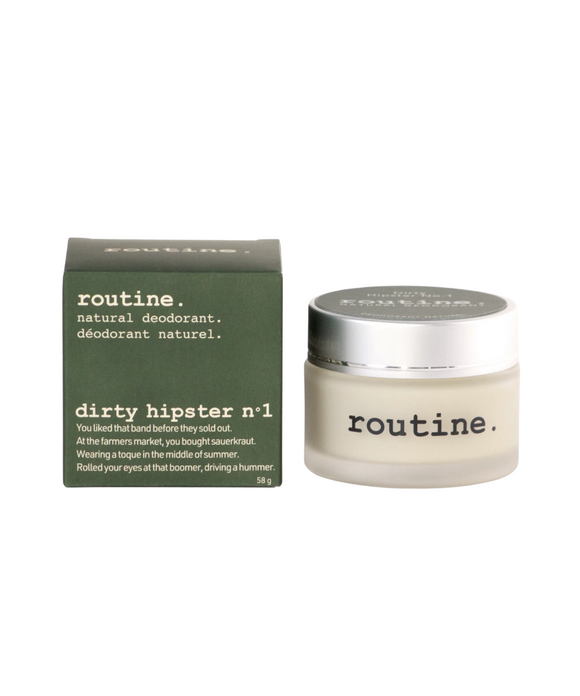 Dirty Hipster No. 1 Deodorant Jar - Routine