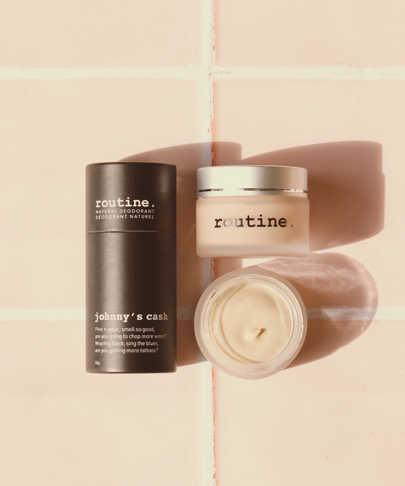 Johnny's Cash Deodorant Jar - Vegan/Beeswax Free - Routine