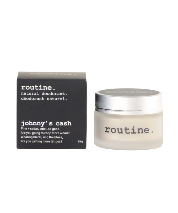 Johnny's Cash Deodorant Jar - Vegan/Beeswax Free - Routine