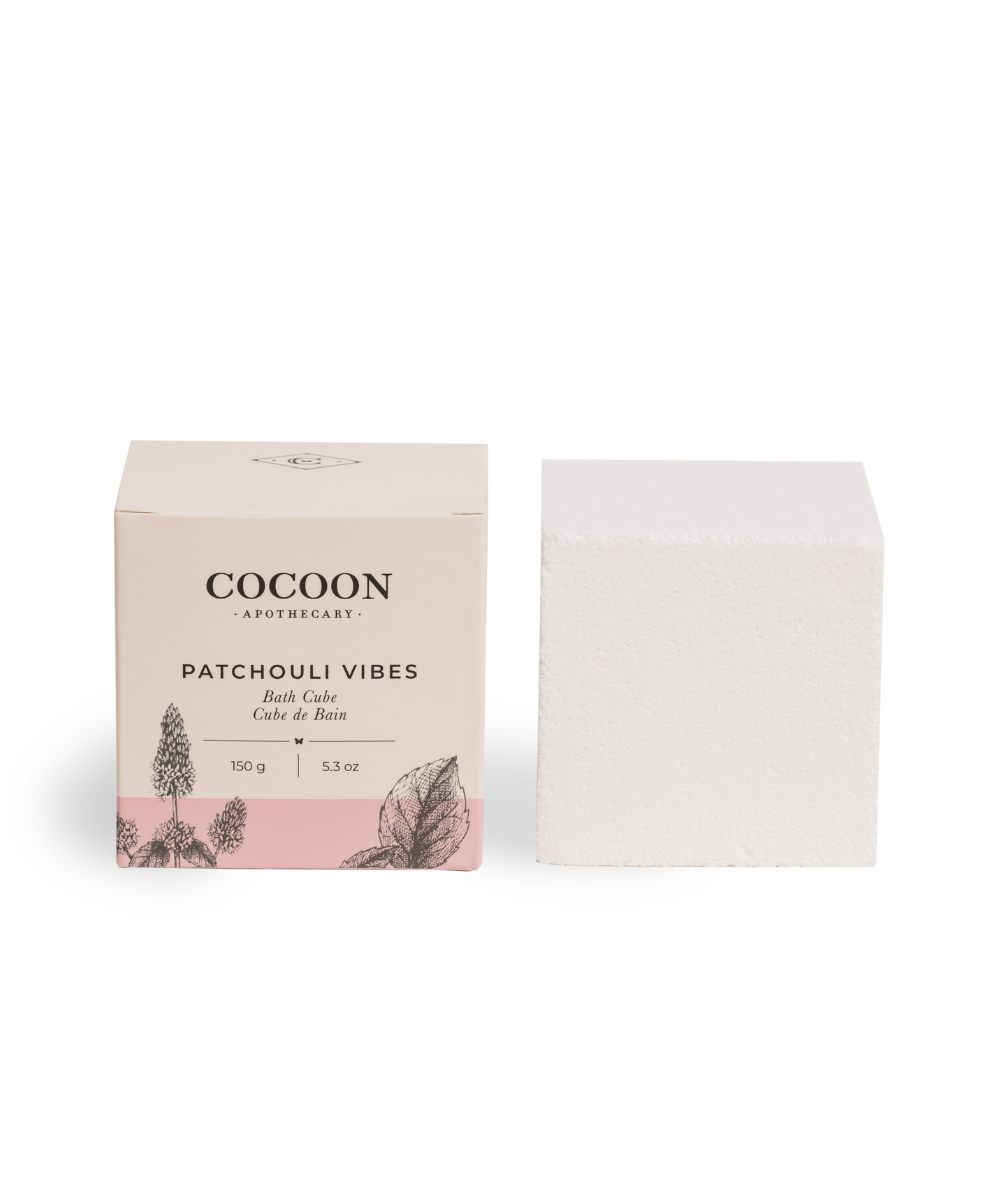 Bath Cube - Patchouli Vibes - Cocoon Apothecary