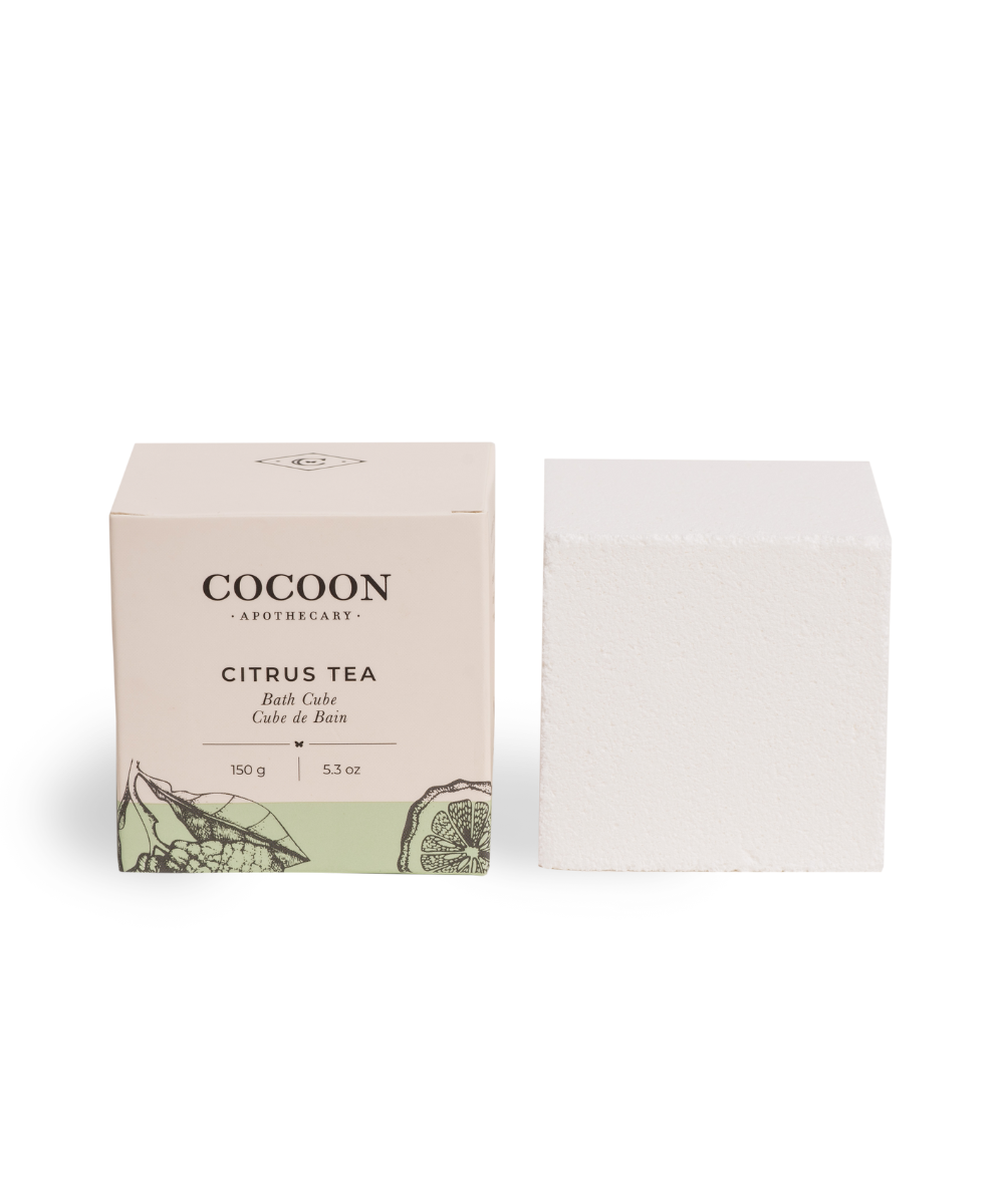 Bath Cube - Citrus Tea - Cocoon Apothecary