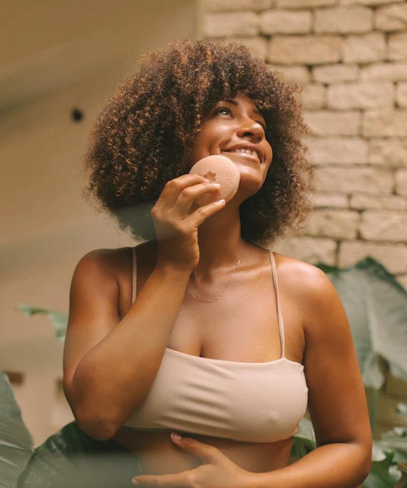 French Pink Clay Konjac Sponge - Wyld Skincare