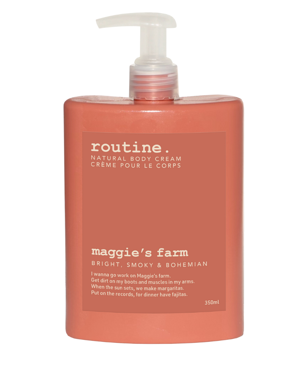 Maggie's Farm Natural Body Cream - Routine