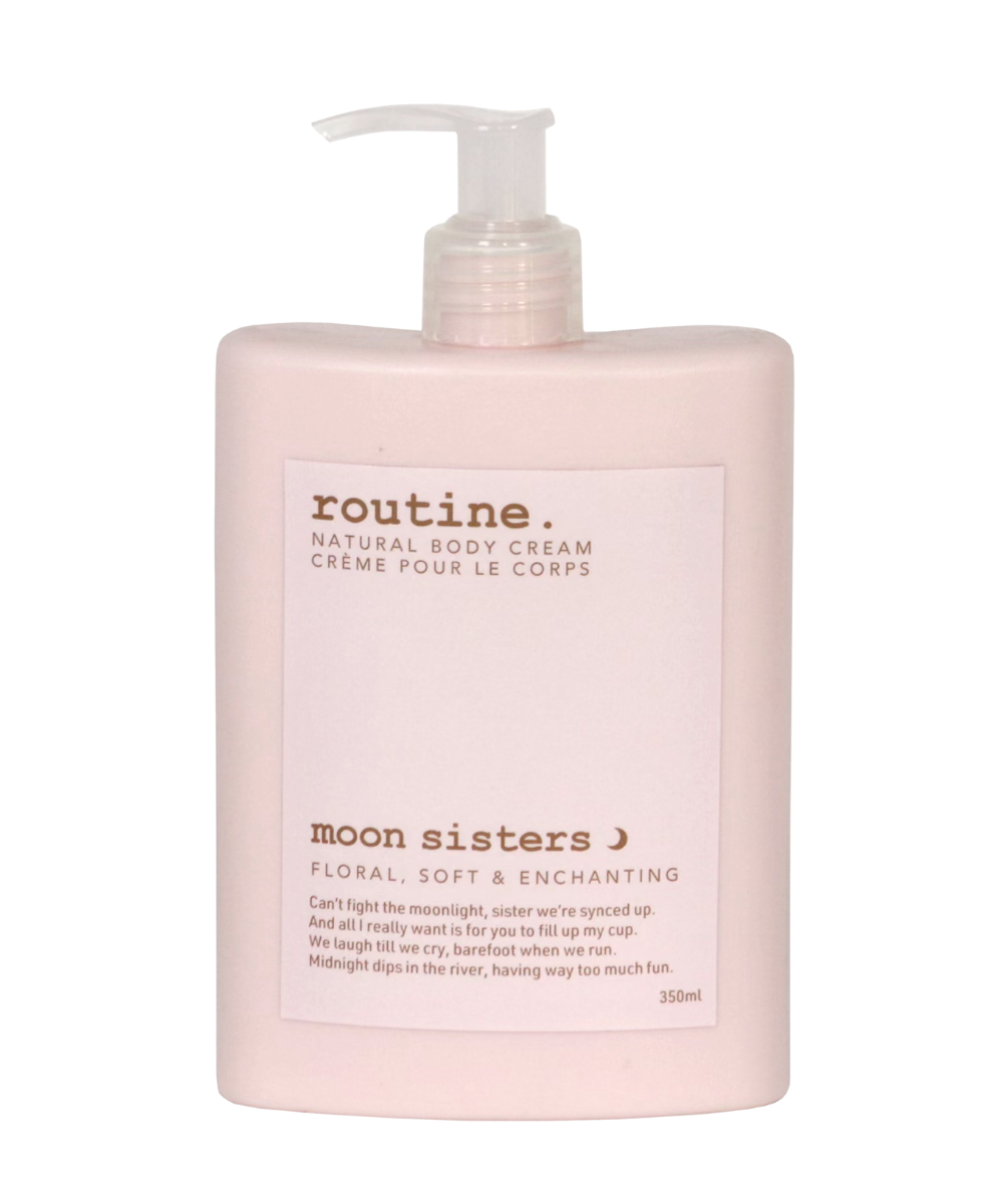 Moon Sisters Natural Body Cream - Routine