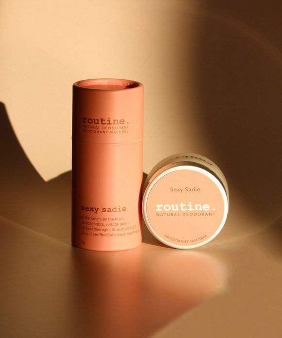 Sexy Sadie Deodorant Jar - Baking Soda Free - Routine