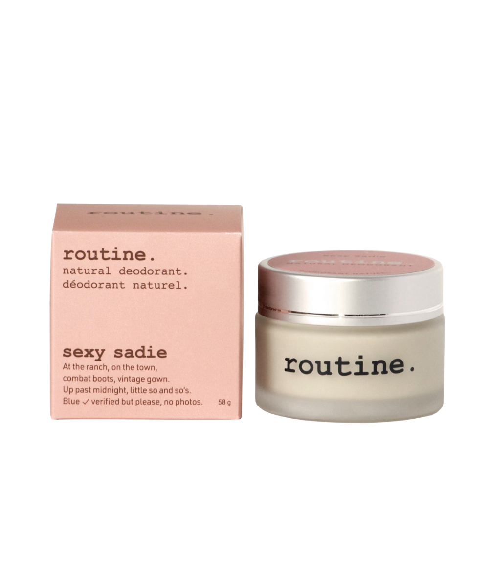 Sexy Sadie Deodorant Jar - Vegan/Beeswax Free - Routine