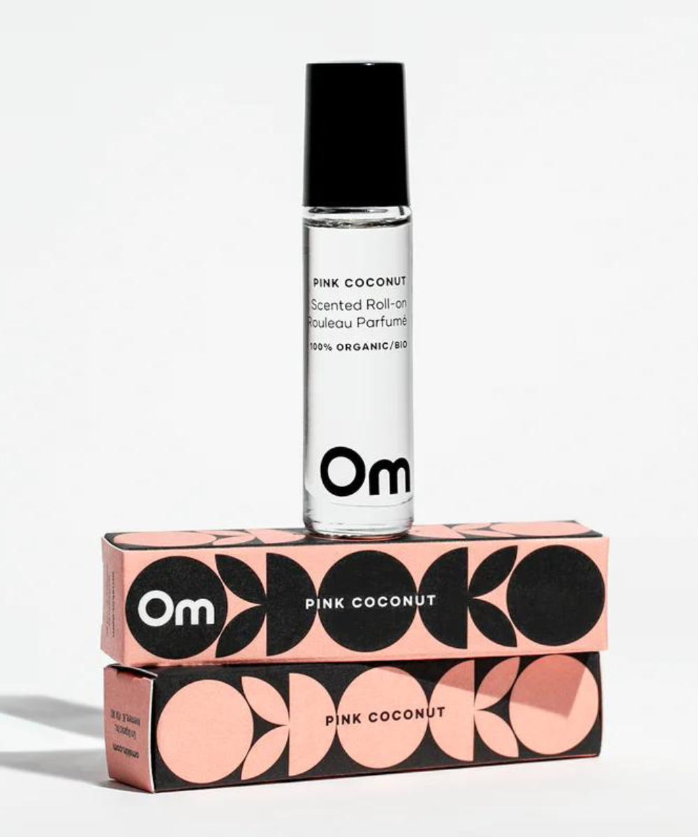 Pink Coconut Scented Roll On - Om Organics