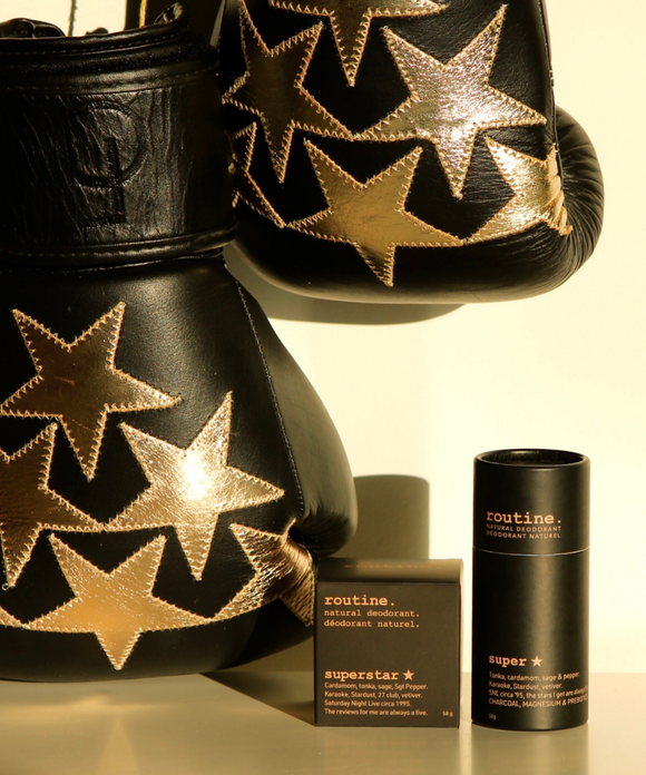 Superstar Deodorant Jar - Activated Charcoal - Routine