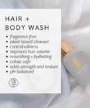 Wash Duet | Unscented Shampoo & Body Wash - Puur Ingrid