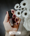 Red/Orange Glamour Nail Polish | Deep Wine - Pure Anada