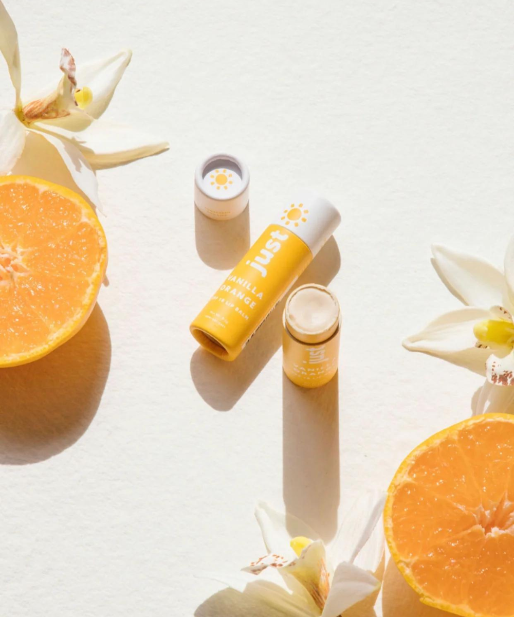 Orange Vanilla SPF 18 Vegan Lip Balm - Just Sun