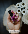 Purple/Black Glamour Nail Polish | Violet - Pure Anada